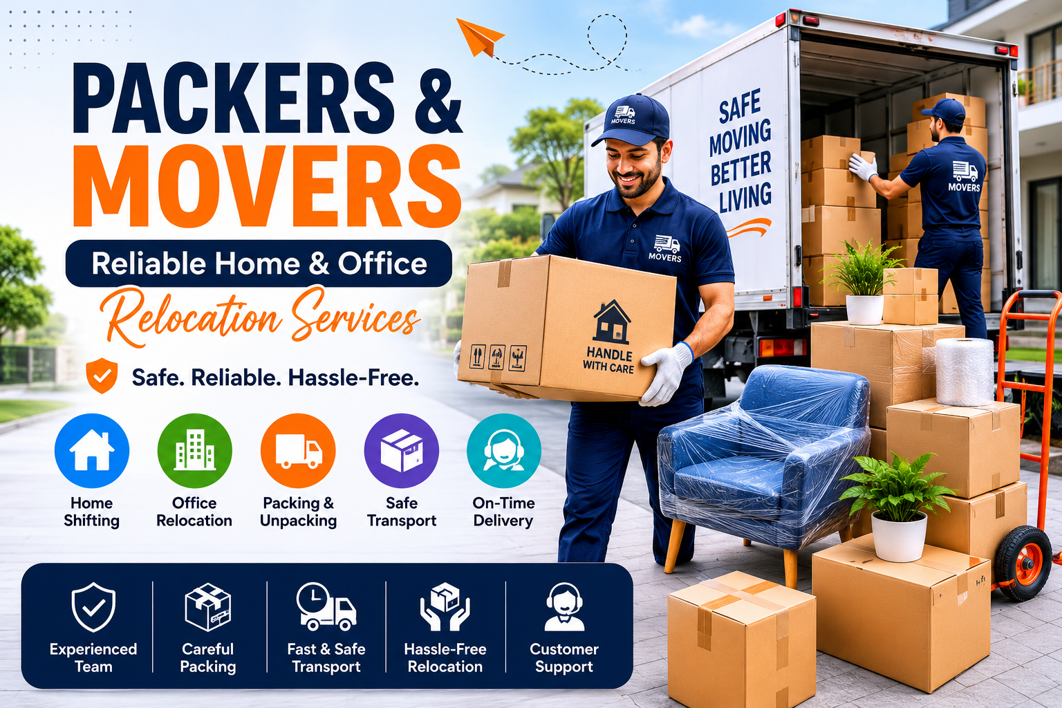 Packers and Movers Services – Reliable Home & Office Relocation Services – Expert Service Provider